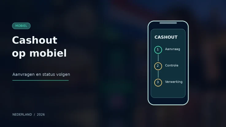 Mobiele casino-uitbetaling met aanvraag, controle en verwerking