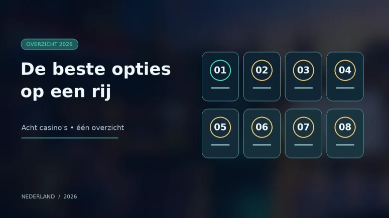 Overzicht van acht snel uitbetalende online casino's in 2026