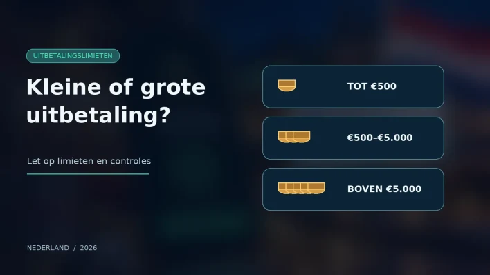 Verschillende uitbetalingsbedragen en opnamelimieten bij online casino's
